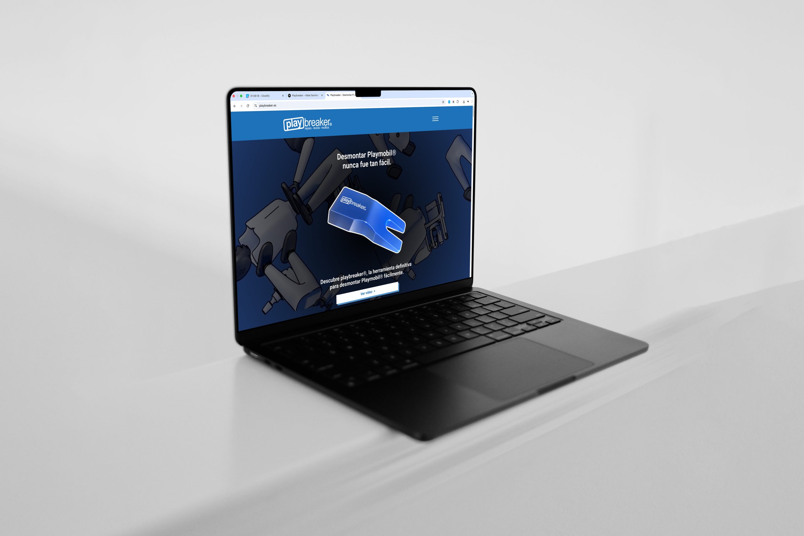 Playbreaker Laptop Mockup